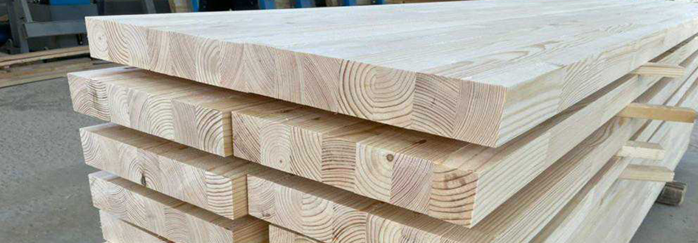 Edge glued outlet pine panels